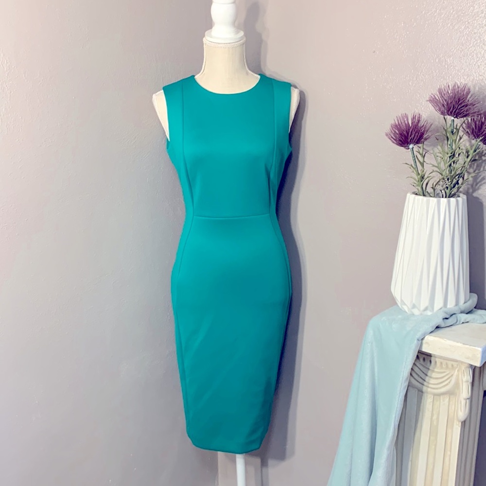 Kelly Green, EUC, Calvin Klein Size 6 Work Dress